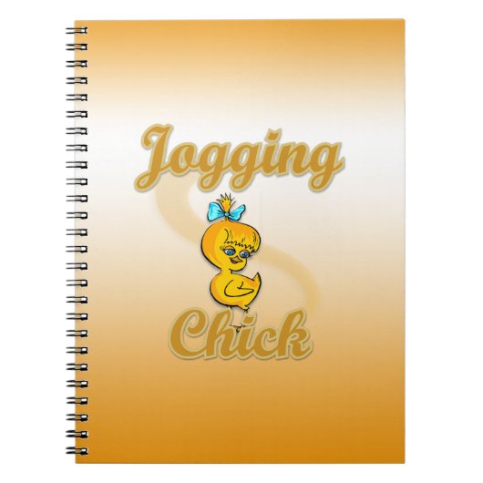 Jogging Chick Notitieboek (Voorkant)