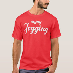 Jogging Gift voor papa mama T-shirt
