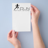 Jogging girl flyer (Hand)