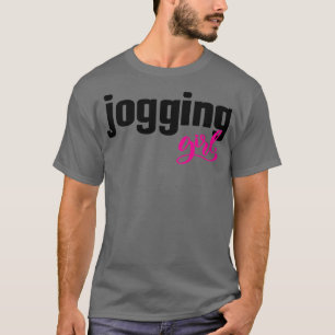 Jogging Girl Jog Runner T-shirt