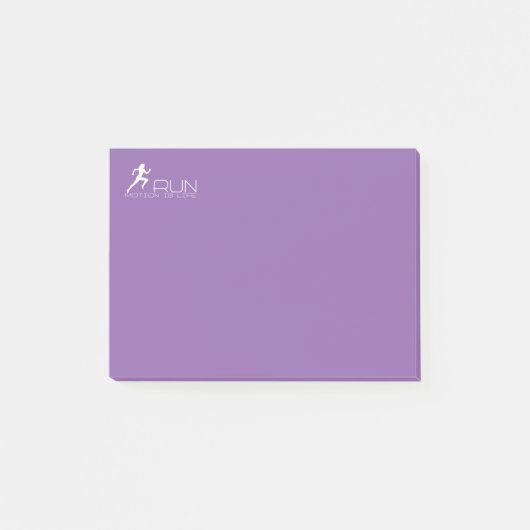 Jogging girl post-it® notes (Voorkant)
