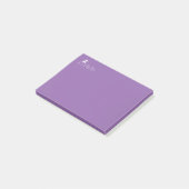 Jogging girl post-it® notes (Schuin)