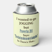 Jogging Humor Blikjeskoeler (Blikje Achterkant)