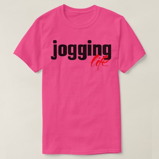Jogging Life Jog Runner T-shirt (Design voorkant)