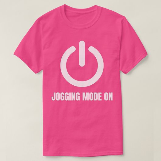Jogging Mode Jogger Runner Run Marathon T-shirt (Design voorkant)