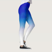 Jogging Royal Blue Ice Rain Design Leggings (Rechts)
