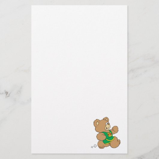 Jogging Running Beer Briefpapier (Voorkant)