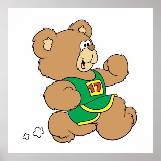 Jogging Running Beer Poster (Voorkant)