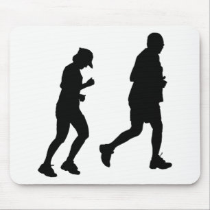 Jogging Silhouette Muismat