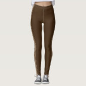 Jogging Sport Leggings Aangepaste kleuren en tekst (Voorkant)