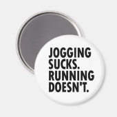 Jogging Sucks. Lopen doet het niet. Magneet (Voorkant / Achterkant)