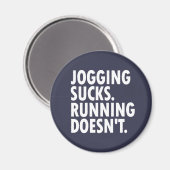Jogging Sucks. Lopen doet het niet. Magneet (Voorkant / Achterkant)