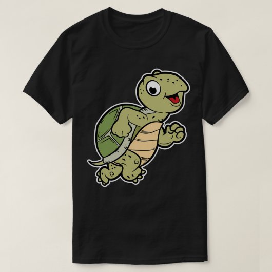 Jogging Turtle T-shirt (Design voorkant)
