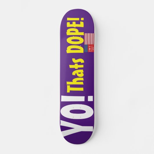 JOH! DAT IS DOPE! Skateboard (Voorkant)