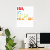 joh, het is toetsdag poster (Thuiskantoor)