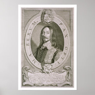 Johan Axelsson Oxenstierna (1611-57) graaf van Sod Poster