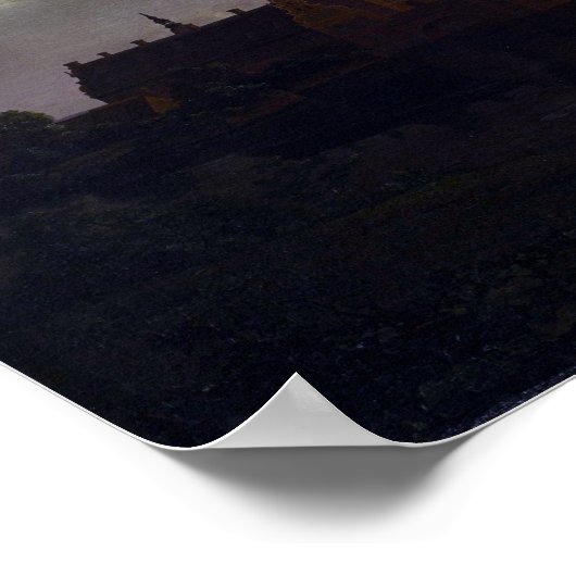 Johan Christelijk Claussen Dahl Frederiksborg Cast Poster (Hoek)