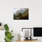 Johan Christelijk Dahl Uitzicht Fortundalen Poster (Thuiskantoor)