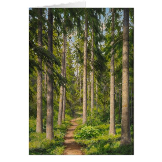 Johan Krouthén Solbelyst skogsstig CC0446 (Devant)