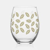 Johan Leafs - TWArt Wijnglas Zonder Voet (Voorkant)