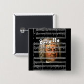Johann Bach Gifts Vierkante Button 5,1 Cm (Voorkant /achterkant)