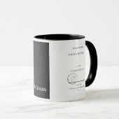 Johann Carl Friedrich Gauss Mug (Devant droit)