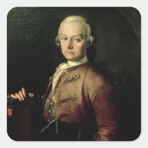 Johann Georg Leopold Mozart Vierkante Sticker