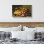 Johann Georg Seitz Fruit Canvas Afdruk (Insitu (Slaapkamer))