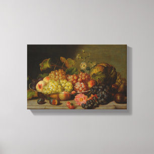 Johann Georg Seitz  Fruit Canvas Afdruk
