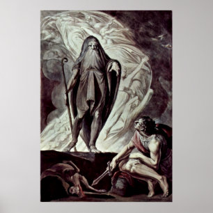 Johann Heinrich Fusel- Tiresias lijkt op Ulysses Poster