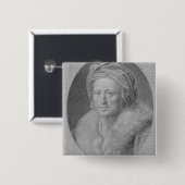Johann Joachim Winckelmann Vierkante Button 5,1 Cm (Voorkant /achterkant)
