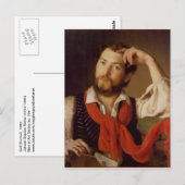 Johann Reiter Self-Portrait Briefkaart (Voorkant / Achterkant)