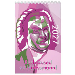 Johann Sebastian Bach 2027, een moderne componiste Kalender