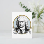 Johann Sebastian Bach Briefkaart (Staand voorkant)