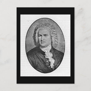 Johann Sebastian Bach Briefkaart