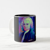 Johann Sebastian Bach et tasse de café de citation (Devant gauche)