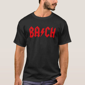 Johann Sebastian Bach HARD ROCK Muziek vintage T-shirt
