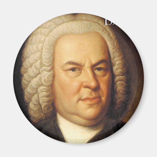 Johann Sebastian Bach Items Magneet (Voorkant)