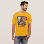 Johann Sebastian Bach Kaffee Mannen basic T-shirt (Voorkant volledig)