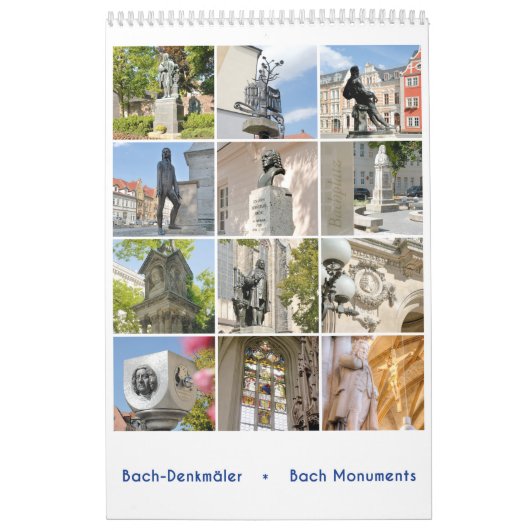 Johann Sebastian Bach Monumenten Kalender (Hoes)