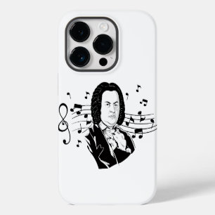 Johann Sebastian Bach Portrait en Bust met notitie iPhone 14 Plus Hoesje