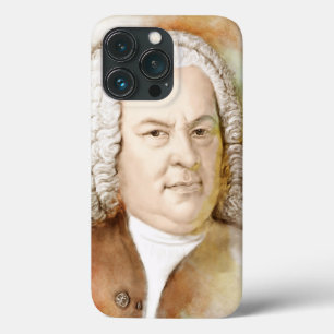 Johann Sebastian Bach Portrait en Coque beige Mate