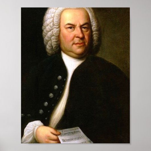 Johann Sebastian Bach Poster (Voorkant)