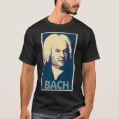 Johann Sebastian Bach Poster Political Parody T-shirt (Voorkant)