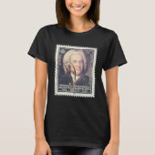 Johann Sebastian Bach  postzegel T-shirt (Voorkant)