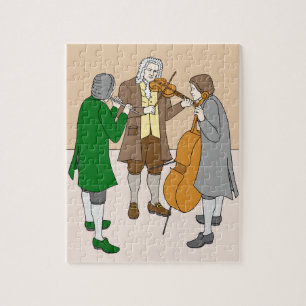 Johann Sebastian Bach Puzzle für Kinder