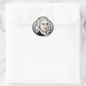 Johann Sebastian Bach Ronde Sticker (Tas)
