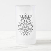 Johann Sebastian Bach Seal Crest Monogram Insignia Matglas Bierpul (Center)