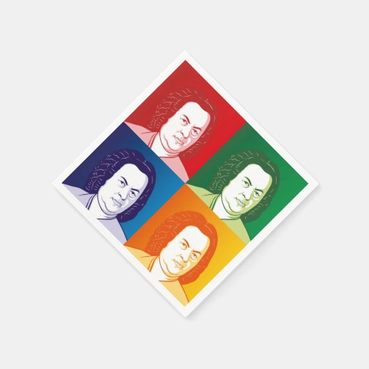 Johann Sebastian Bach Servietten Servetten (Hoek)