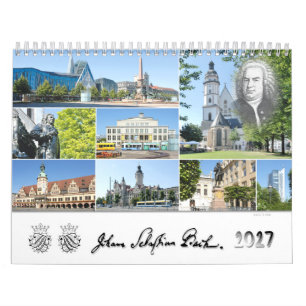 Johann Sebastian Bach Steden & Plaatsen 2027, Kalender